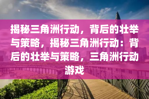 揭秘三角洲行动,背后的壮举与策略,揭秘三角洲行动:背后的壮举与策略,三角洲行动游戏