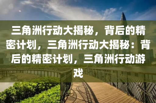 三角洲行动大揭秘,背后的精密计划,三角洲行动大揭秘:背后的精密计划,三角洲行动游戏