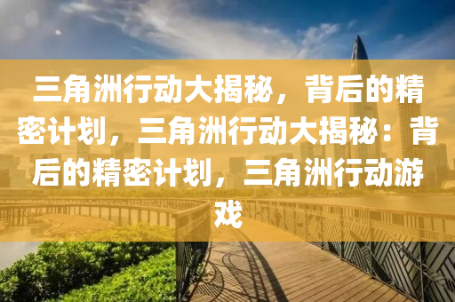 三角洲行动大揭秘,背后的精密计划,三角洲行动大揭秘:背后的精密计划,三角洲行动游戏