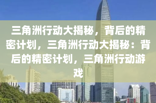 三角洲行动大揭秘,背后的精密计划,三角洲行动大揭秘:背后的精密计划,三角洲行动游戏