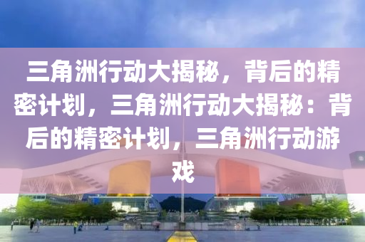 三角洲行动大揭秘,背后的精密计划,三角洲行动大揭秘:背后的精密计划,三角洲行动游戏
