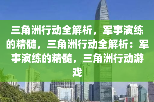 三角洲行动全解析,军事演练的精髓,三角洲行动全解析:军事演练的精髓,三角洲行动游戏