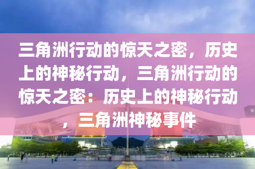 三角洲行动的惊天之密,历史上的神秘行动,三角洲行动的惊天之密:历史上的神秘行动,三角洲神秘事件