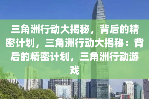 三角洲行动大揭秘,背后的精密计划,三角洲行动大揭秘:背后的精密计划,三角洲行动游戏