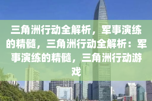 三角洲行动全解析,军事演练的精髓,三角洲行动全解析:军事演练的精髓,三角洲行动游戏