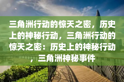 三角洲行动的惊天之密,历史上的神秘行动,三角洲行动的惊天之密:历史上的神秘行动,三角洲神秘事件