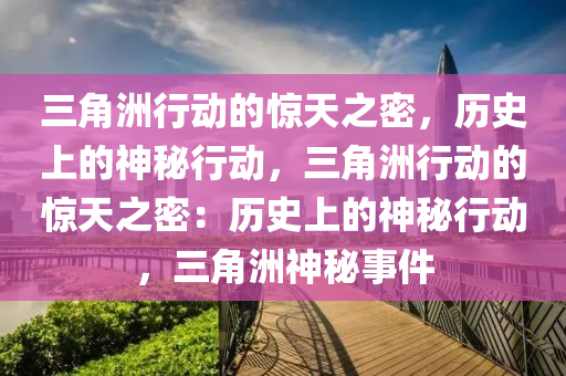 三角洲行动的惊天之密，历史上的神秘行动，三角洲行动的惊天之密：历史上的神秘行动，三角洲神秘事件