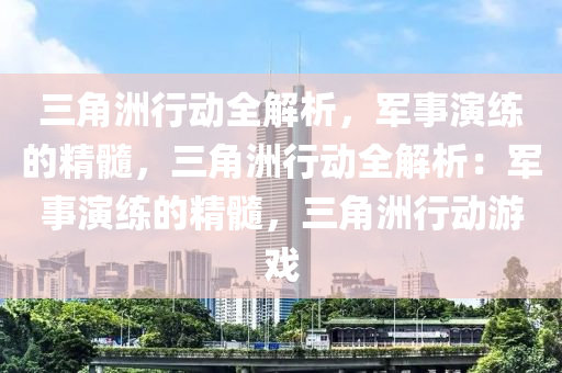 三角洲行动全解析,军事演练的精髓,三角洲行动全解析:军事演练的精髓,三角洲行动游戏