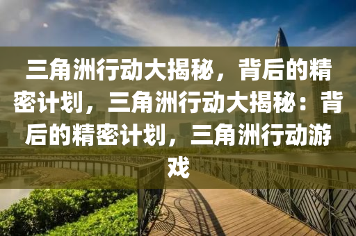 三角洲行动大揭秘，背后的精密计划，三角洲行动大揭秘：背后的精密计划，三角洲行动游戏