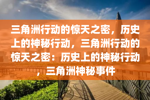 三角洲行动的惊天之密,历史上的神秘行动,三角洲行动的惊天之密:历史上的神秘行动,三角洲神秘事件