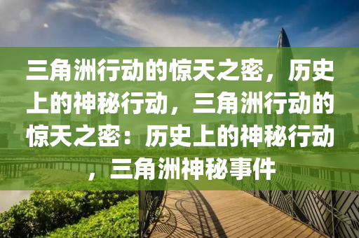 三角洲行动的惊天之密，历史上的神秘行动，三角洲行动的惊天之密：历史上的神秘行动，三角洲神秘事件