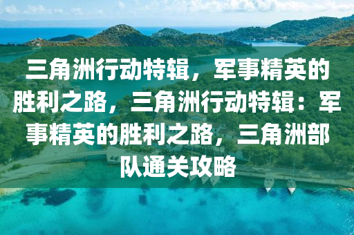 三角洲行动特辑，军事精英的胜利之路，三角洲行动特辑：军事精英的胜利之路，三角洲部队通关攻略